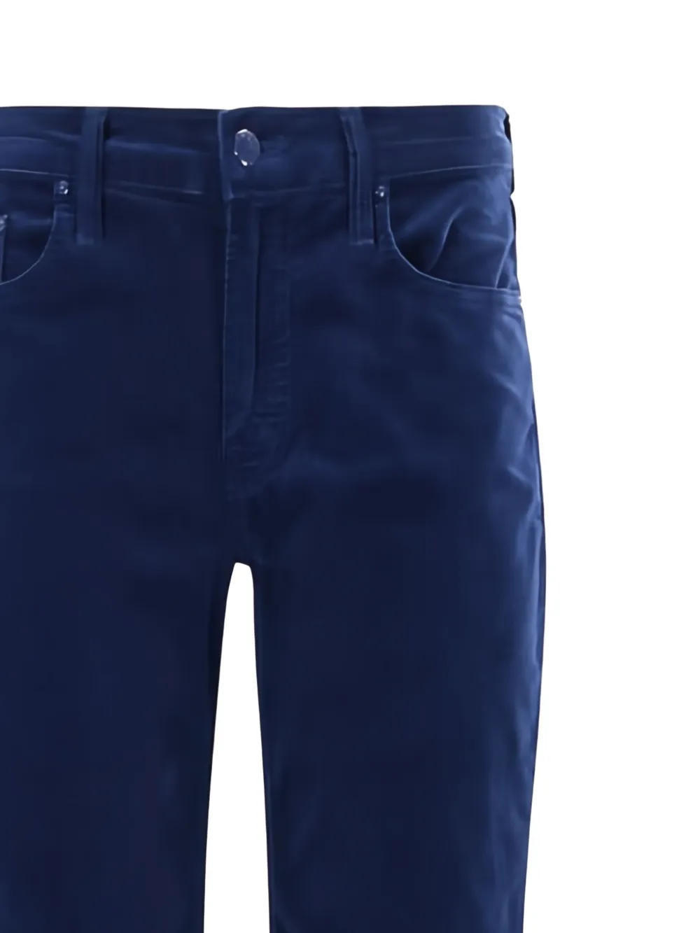 MOTHER The Bookie Flood ribfluwelen jeans - Blauw