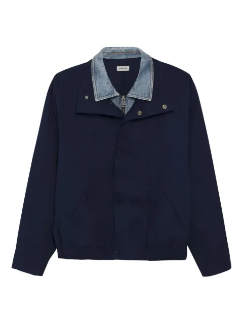 Simkhai Apollo denim-collar button jacket