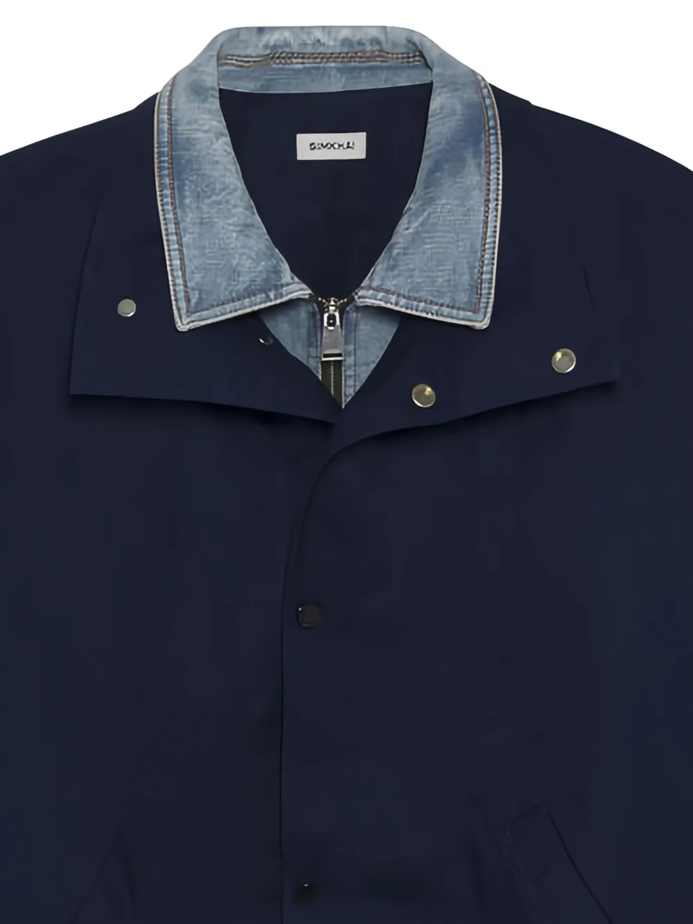Simkhai Apollo denim-collar button jacket | Varsity Jackets | Image 2