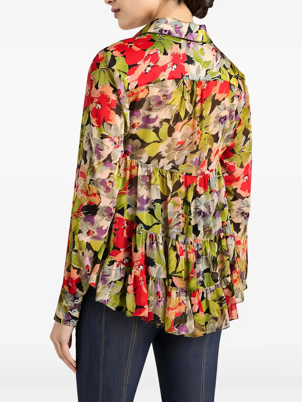 Cinq A Sept Canyon Bloom Dare top Groen