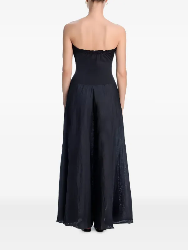 knee length dresses for ladies En Pointe Linen Dress main image 1