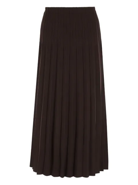 STAUD Lena pleated midi skirt