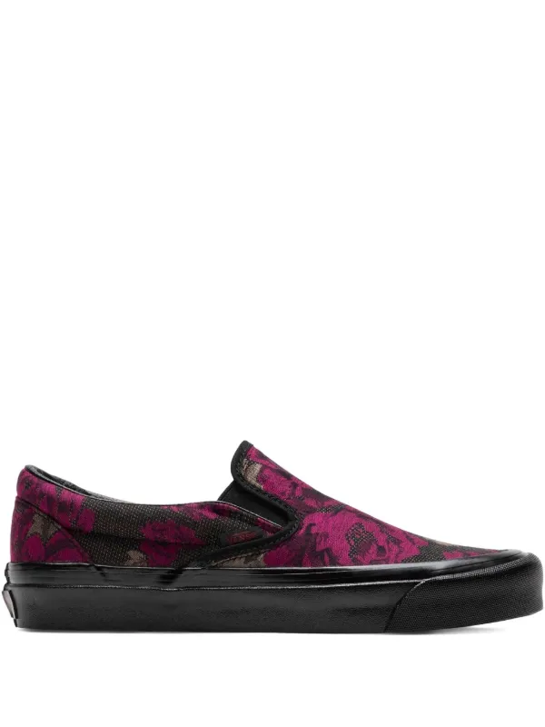 Vans Floral slip-on Trainers Black FARFETCH IN