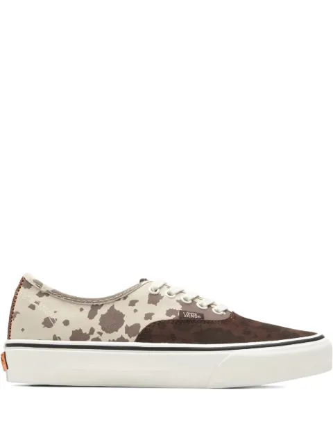 Vans cow-print suede trainers