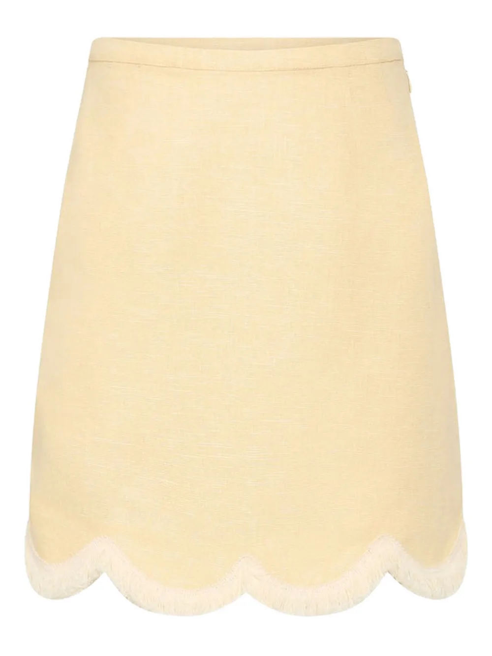 Essie scalloped-hem mini skirt