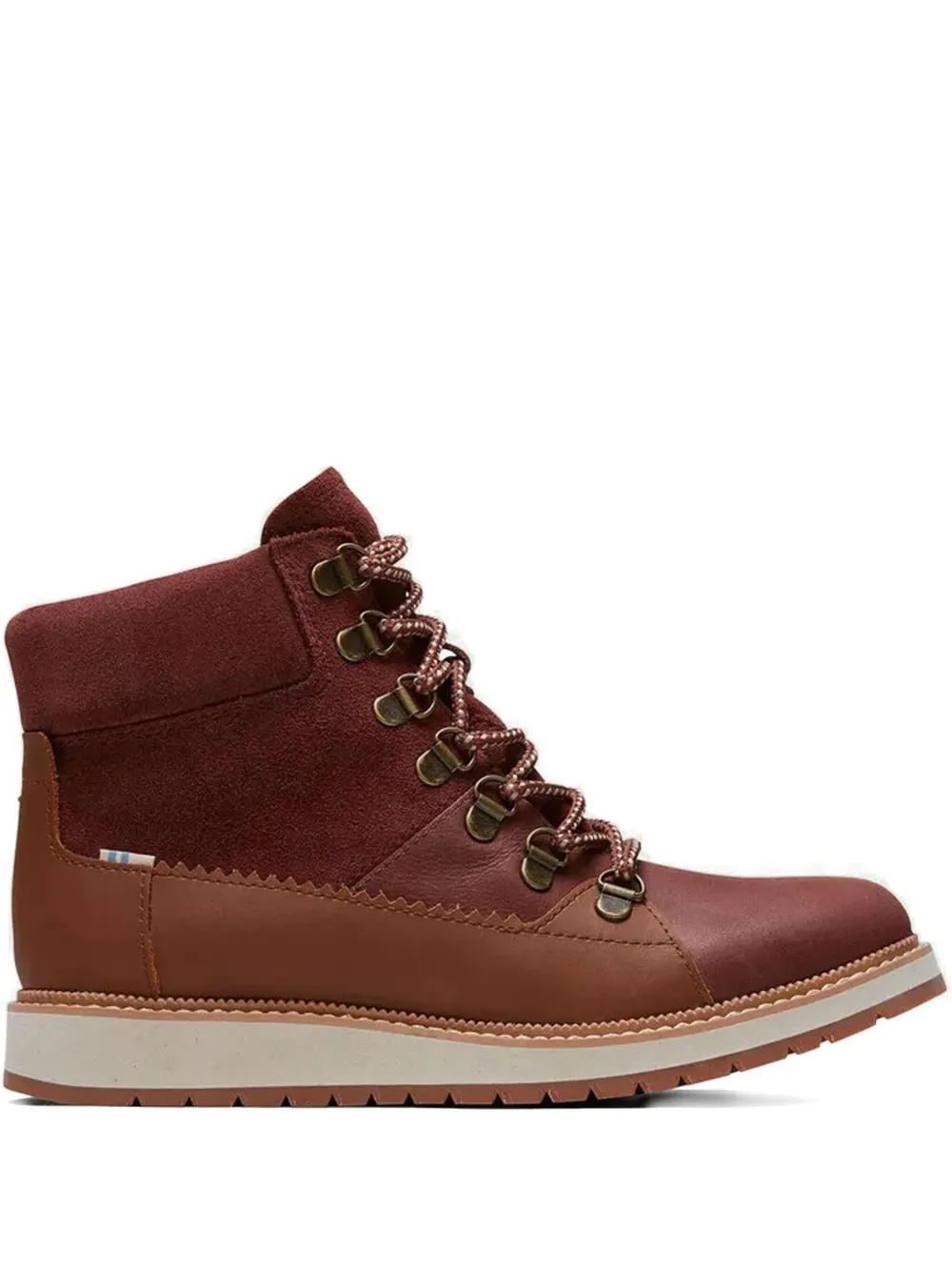 Mesa "Brown/Red" lace-up boots