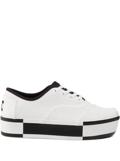 Toms Cordones Boardwalk "White/Black" sneakers