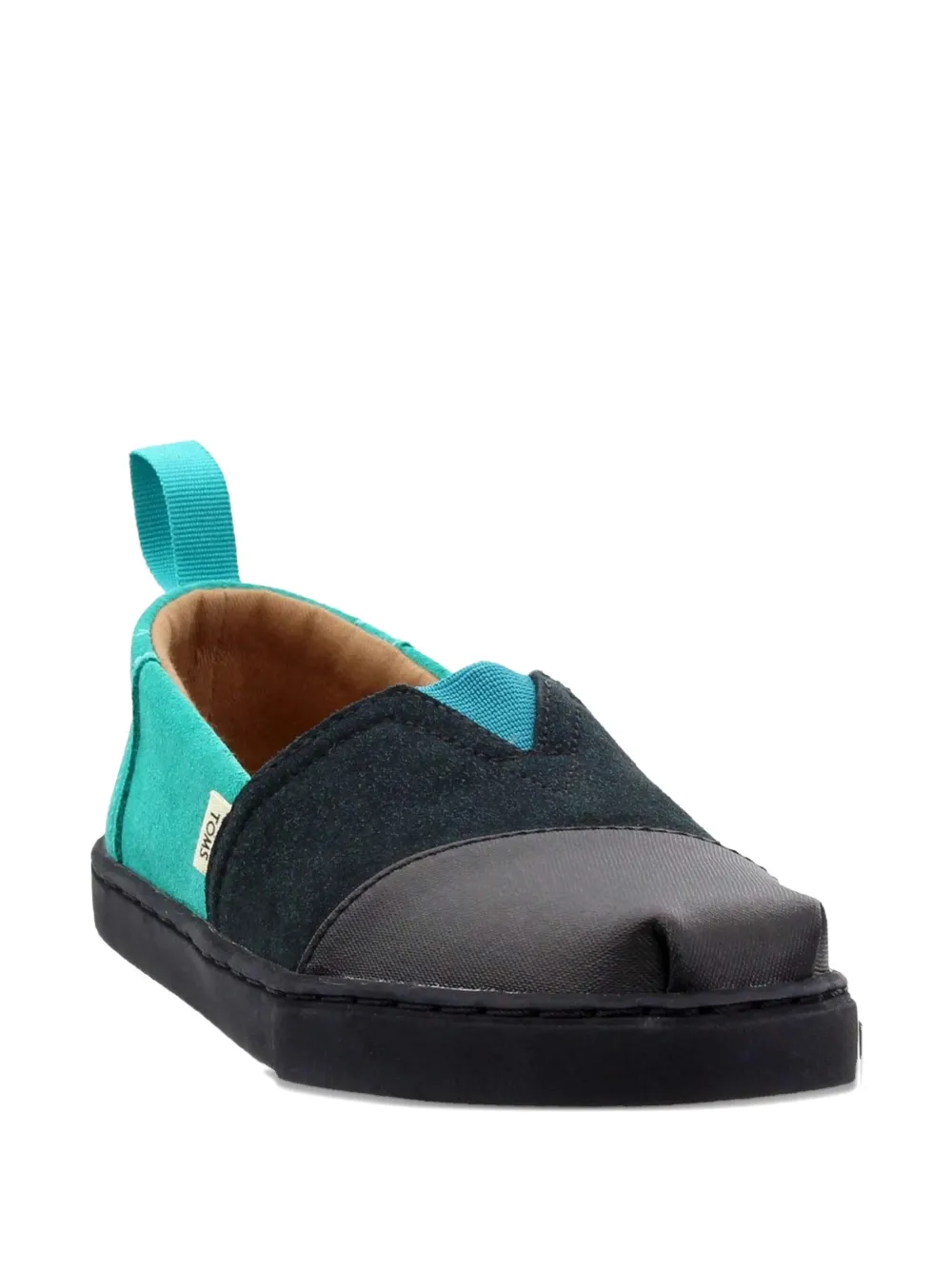 Toms Alpargata Cupsole "black/turquoise" Sneakers In Black