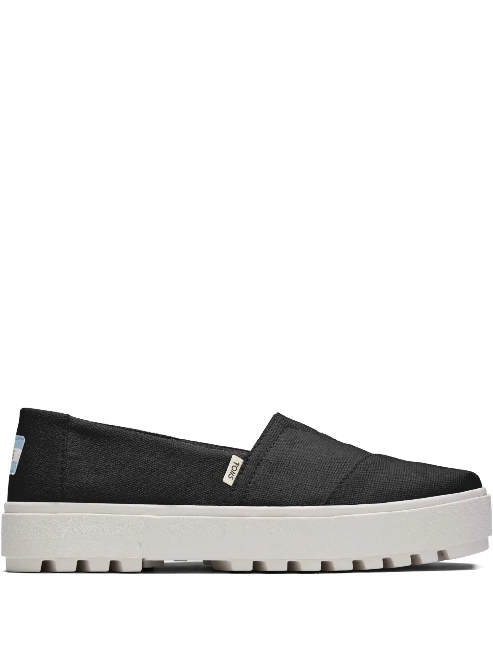 Toms Lug "Black White" sneakers