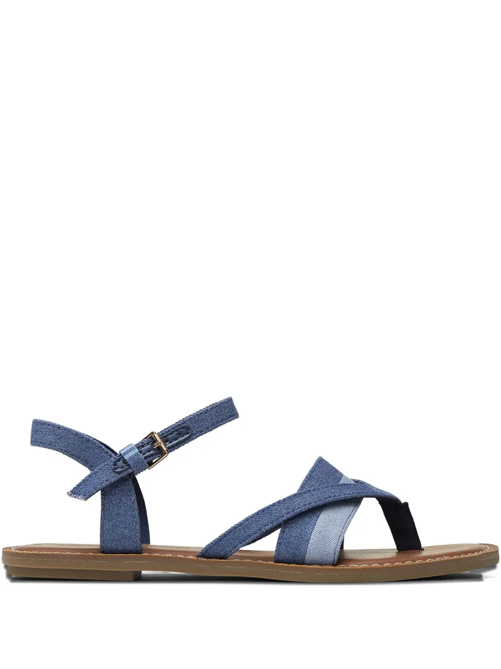 Toms Lexie "navy Denim Mix" Sandals In Blue