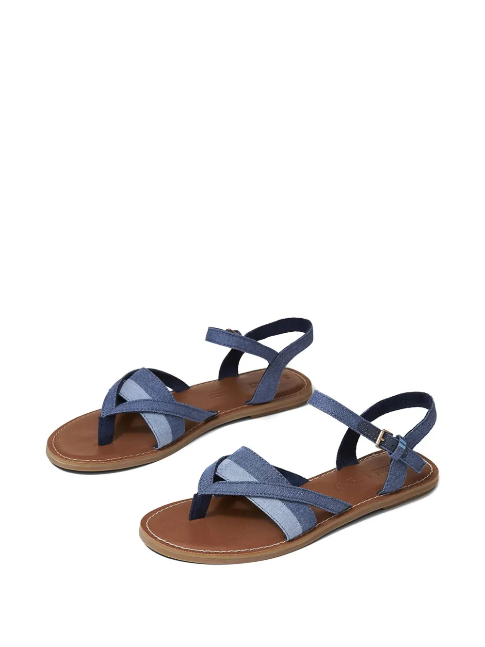 Toms Lexie "Navy Denim Mix" sandals Blue