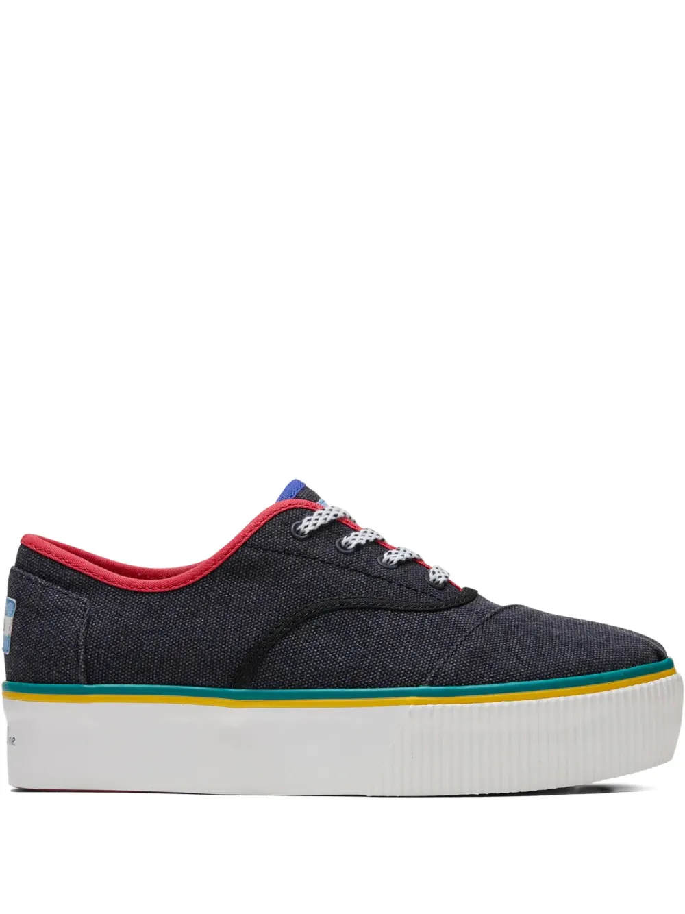 Toms Cordones Boardwalk "Black Washed" sneakers