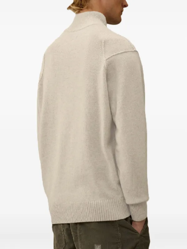 C.P. Company ハーフジップ セーター | ニュートラル | FARFETCH JP