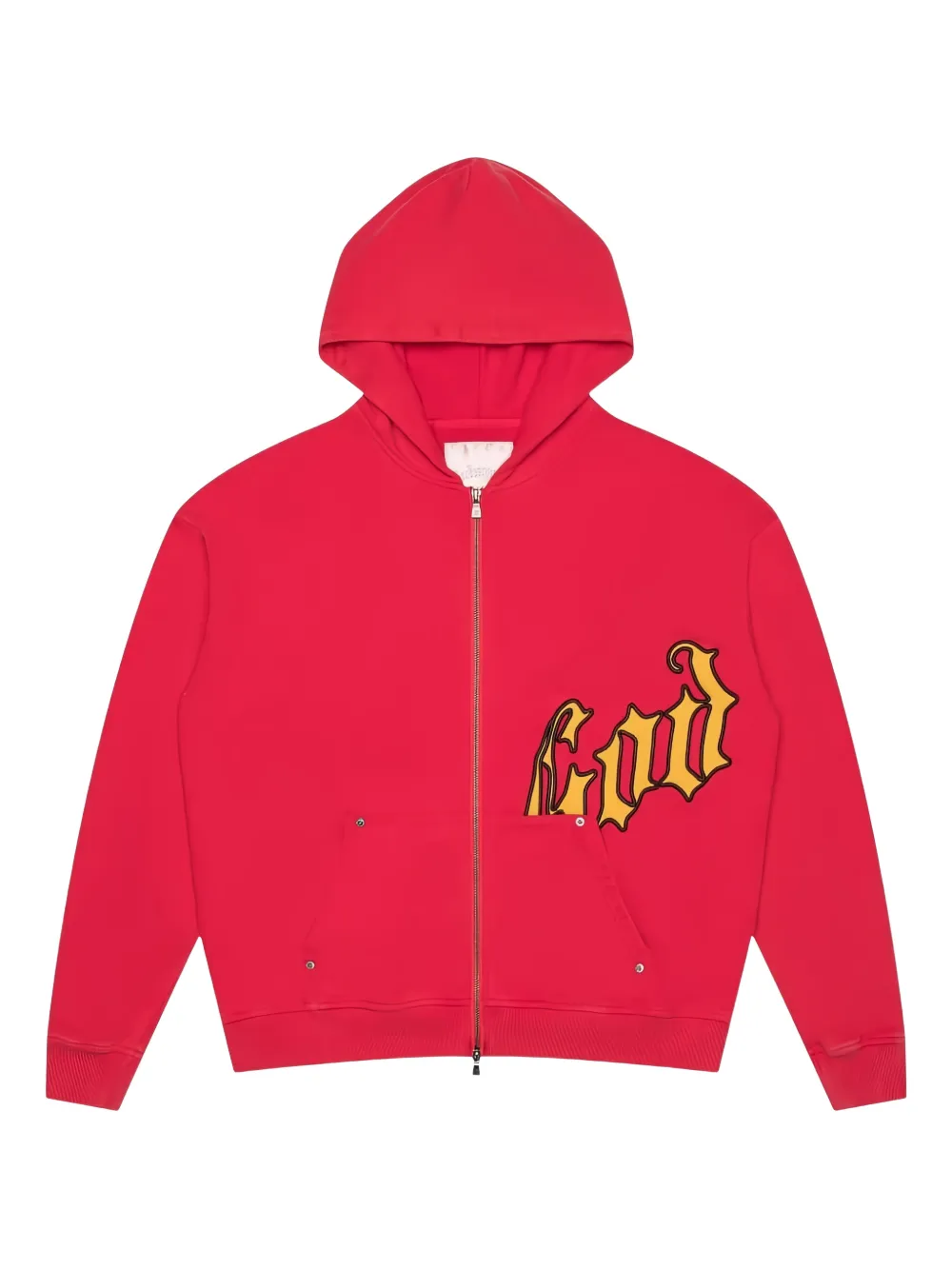 GODSPEED OG Logo V2 zip hoodie | Red | Image 1