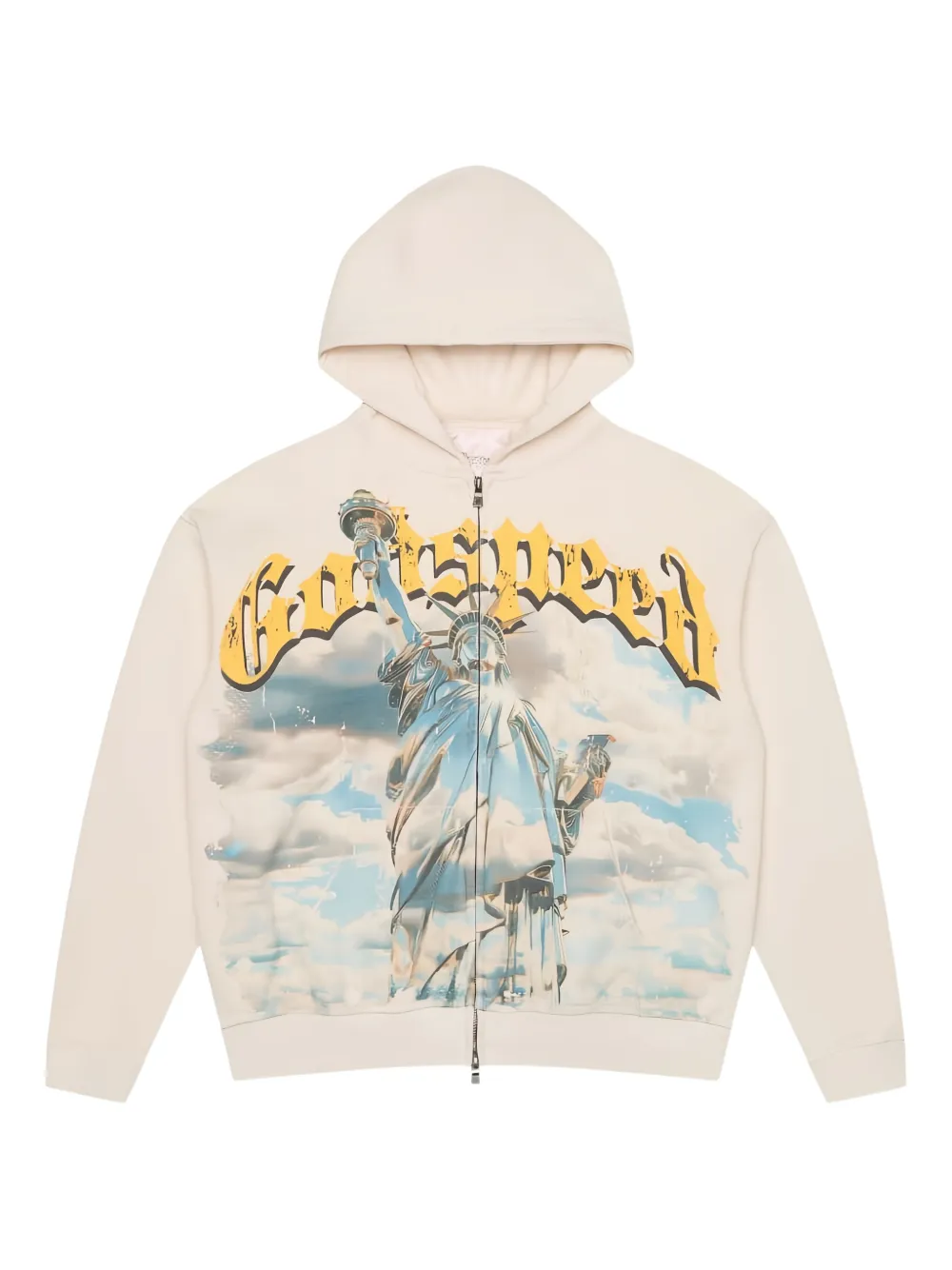 GODSPEED Chrome Liberty zip hoodie | neutro | Image 1