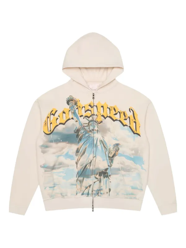 GODSPEED Chrome Liberty ジップパーカー | ニュートラル | FARFETCH JP