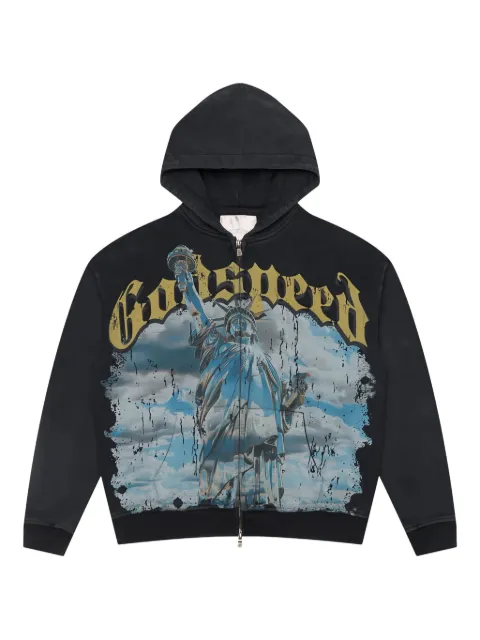 GODSPEED chrome liberty zip hoodie