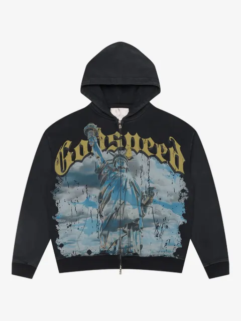 GODSPEED hoodie Chrome Liberty à fermeture zippée