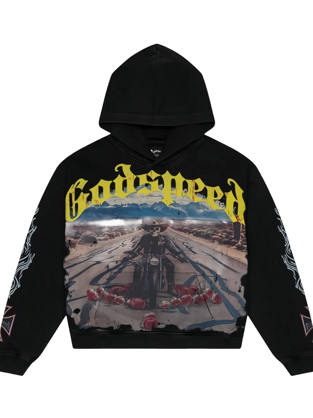 GODSPEED Long Lonely Road graphic print hoodie | Hoodies | Image 2