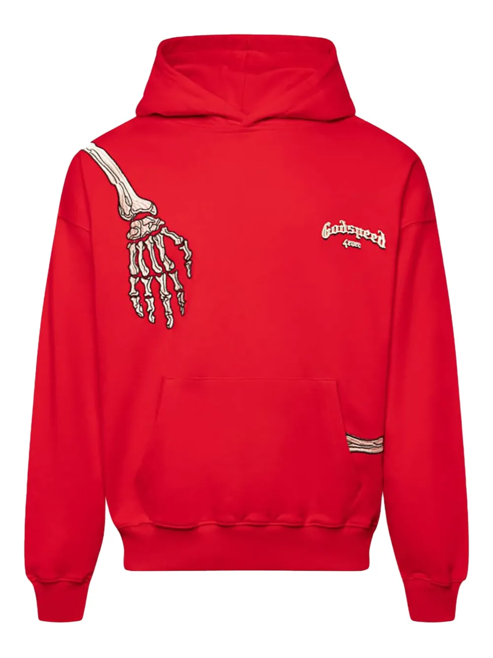 GODSPEED R.O.D graphic hoodie | Red | Image 1