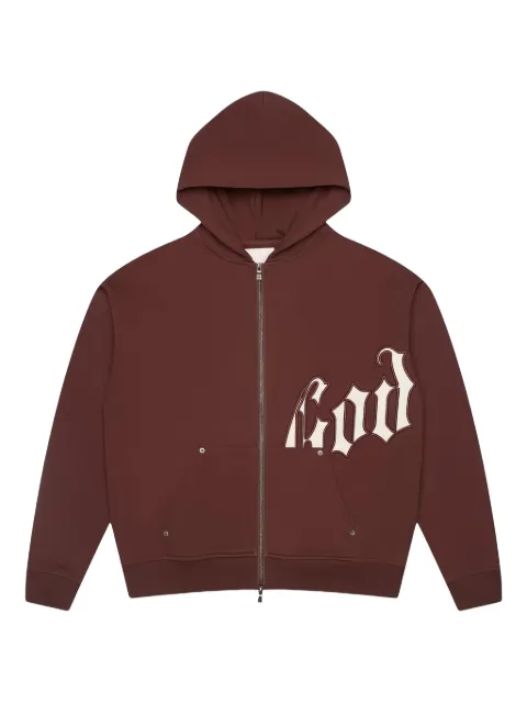 GODSPEED hoodie zippé à logo