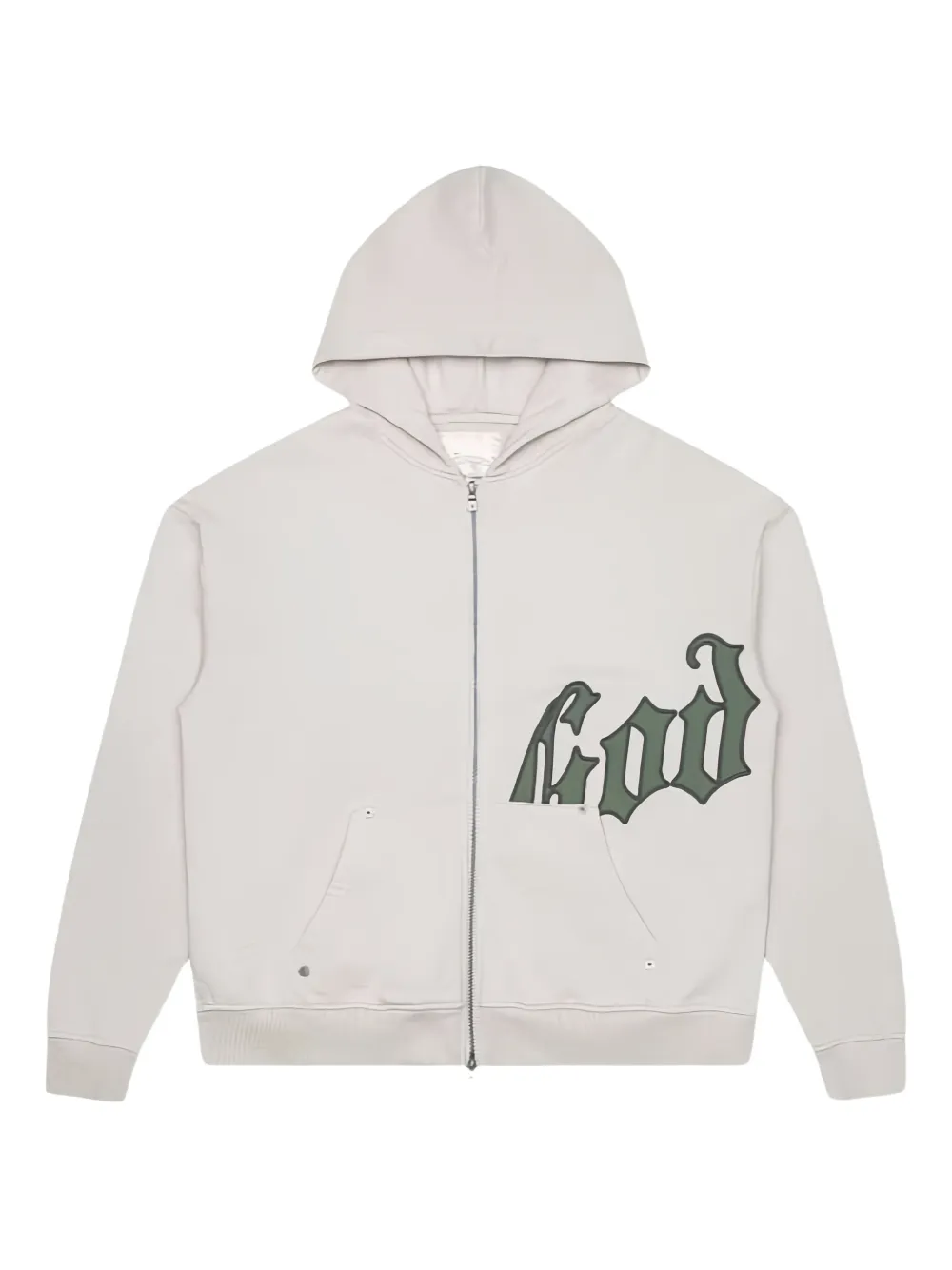 GODSPEED logo zip hoodie - Grey