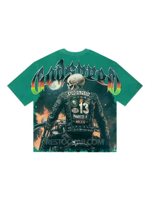 GODSPEED t-shirt Biker Nation à imprimé graphique