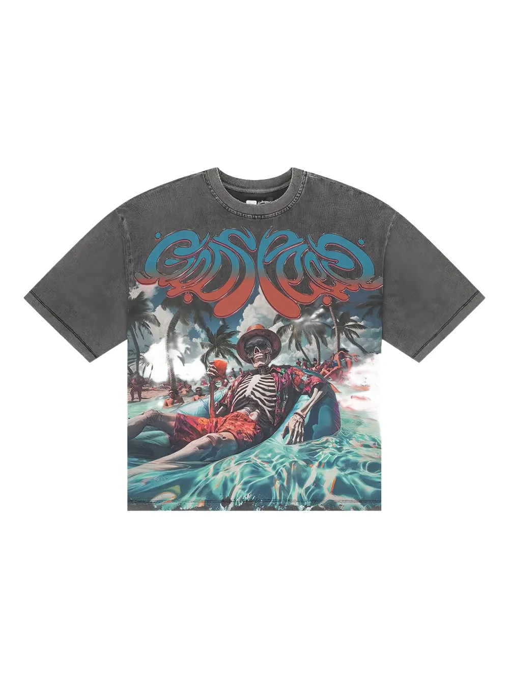 GODSPEED Pool Party T-shirt | Grey | Image 1