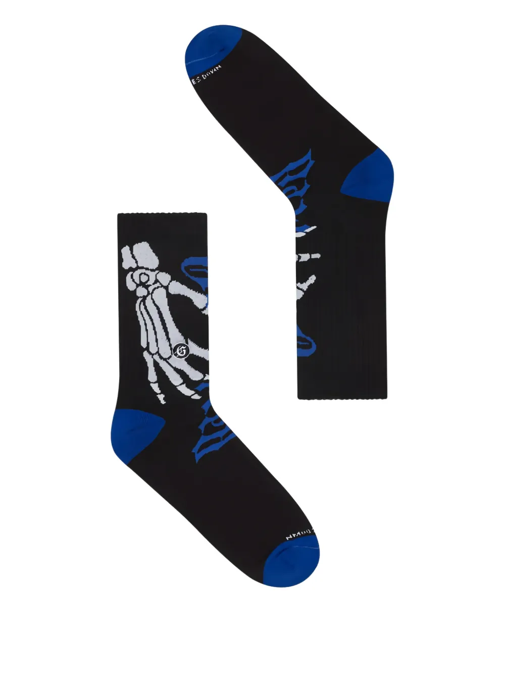 GODSPEED skeleton graphic socks | negro | Image 1