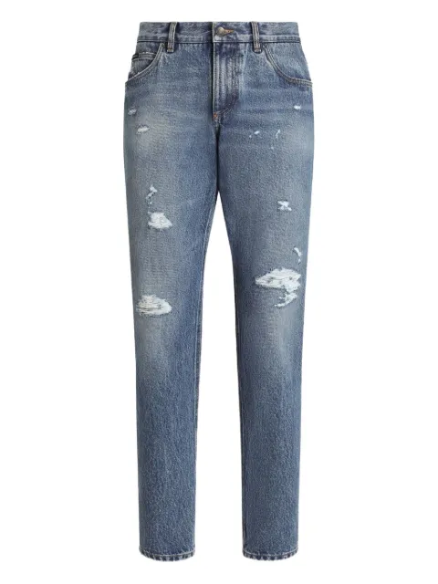 Dolce & Gabbana distressed denim jeans