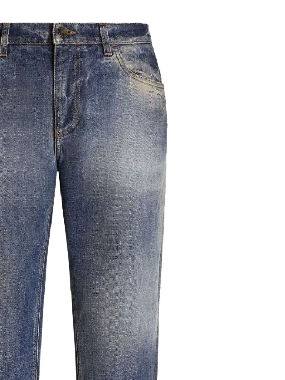 Dolce & Gabbana cotton jeans Blauw