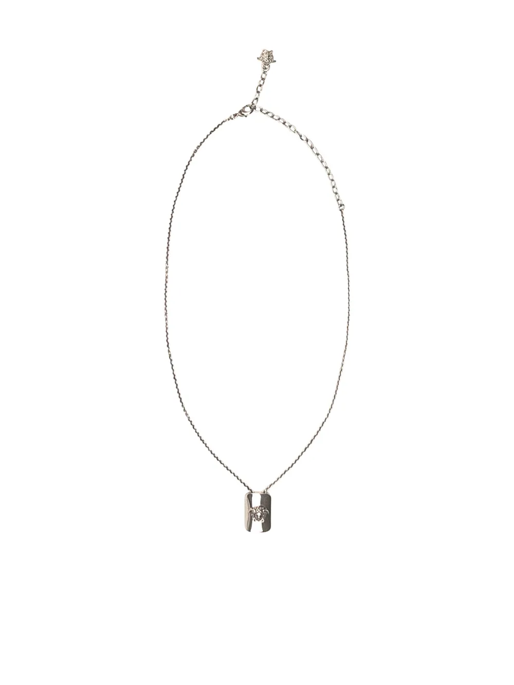 Versace Medusa-plaque Necklace In Gold