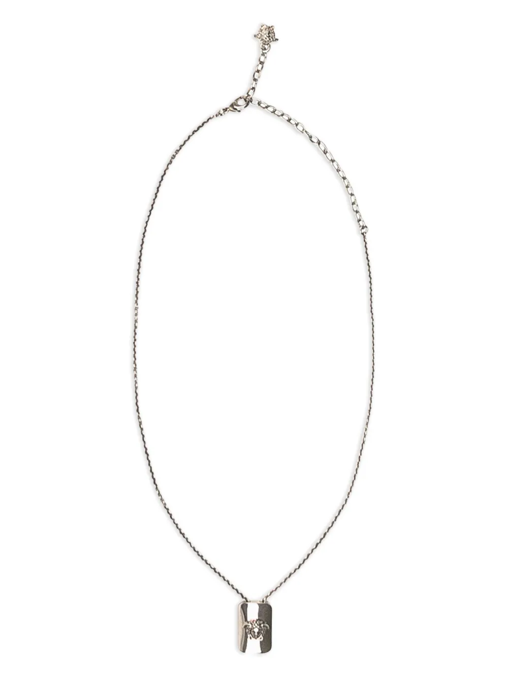 Versace Medusa-plaque necklace | Grey | Image 1