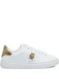 Versace greek-key emblem sneakers - White