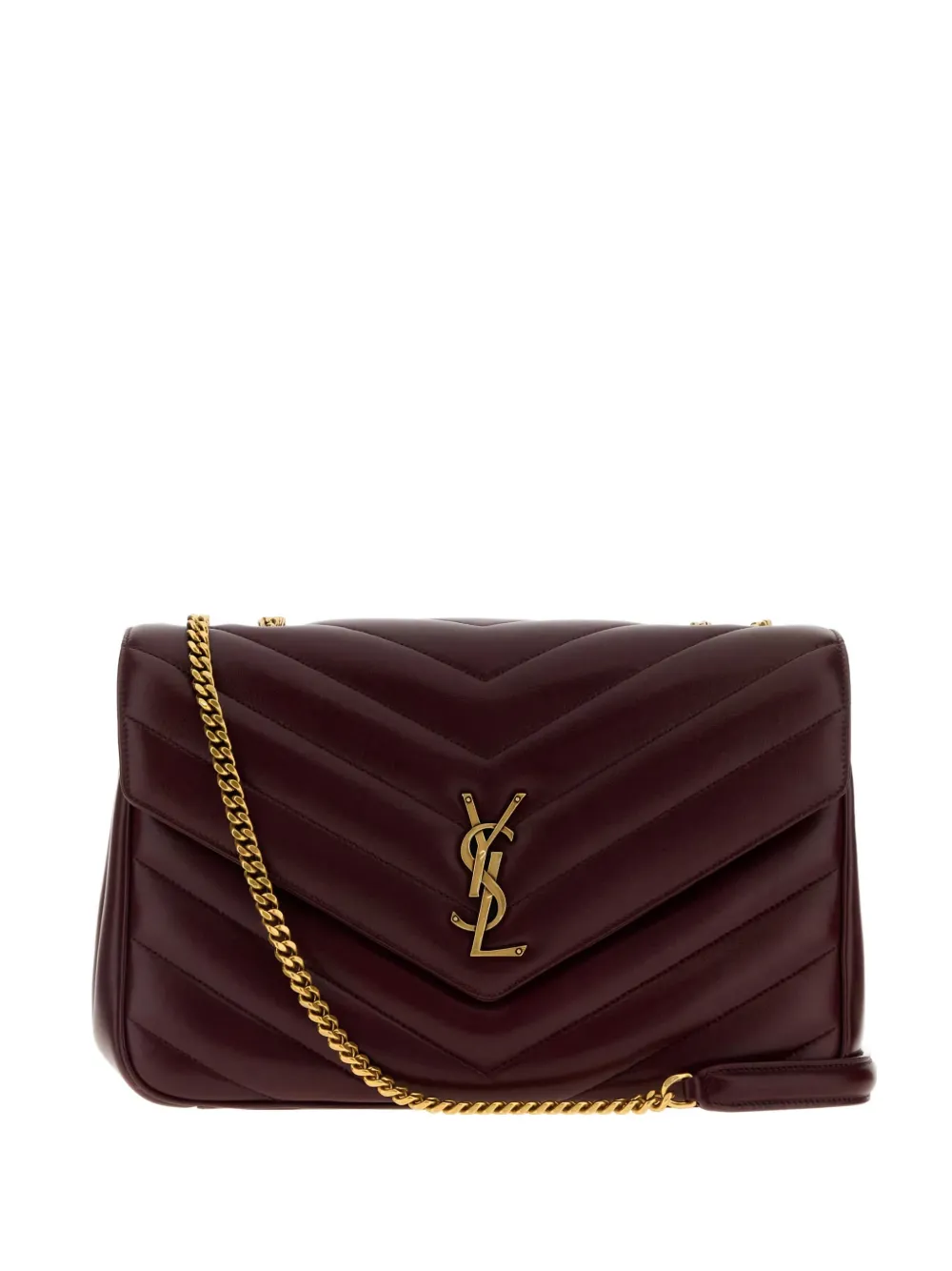 Saint Laurent quilted chain shoulder bag - Red