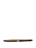 Max Mara plate leather belt - Black
