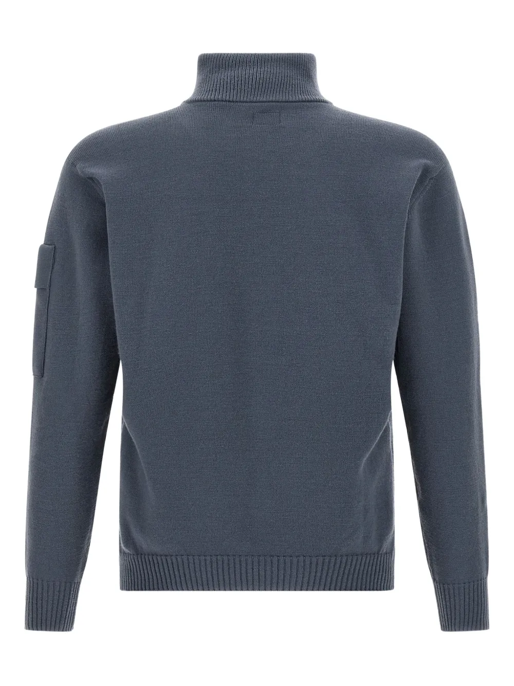 C.P. Company high-neck patch-pocket sweater Blauw