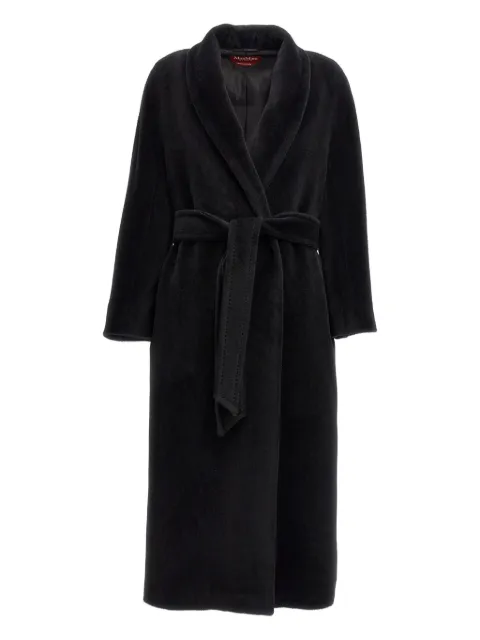 Max Mara alpaca-virgin wool blend belted coat