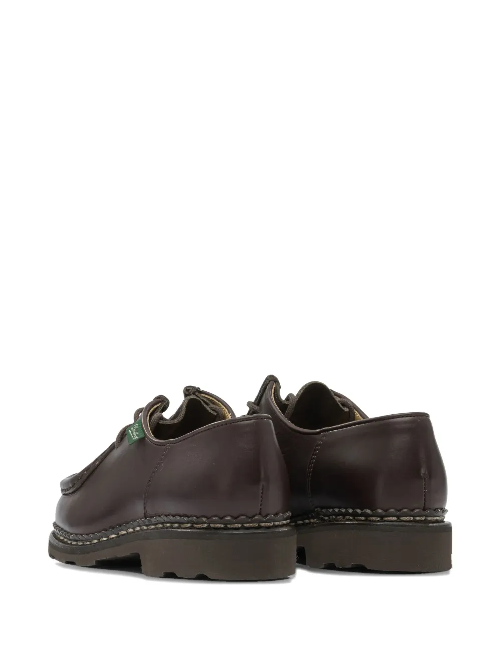 Paraboot leather lace-up loafers Brown