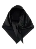 Magda Butrym floral-pattern leather scarf - Black