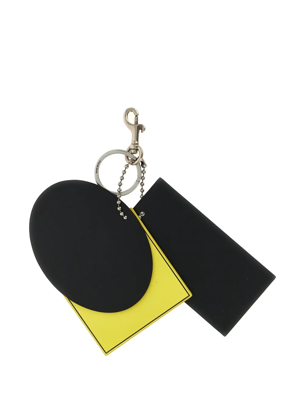 Balenciaga three-tag keyring Zwart