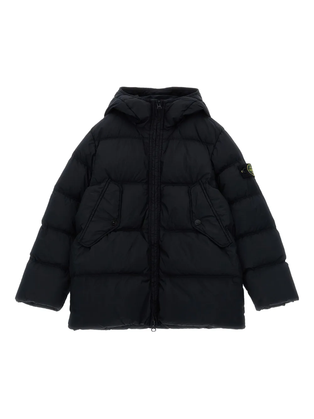 Stone Island Junior Jack met capuchon Zwart