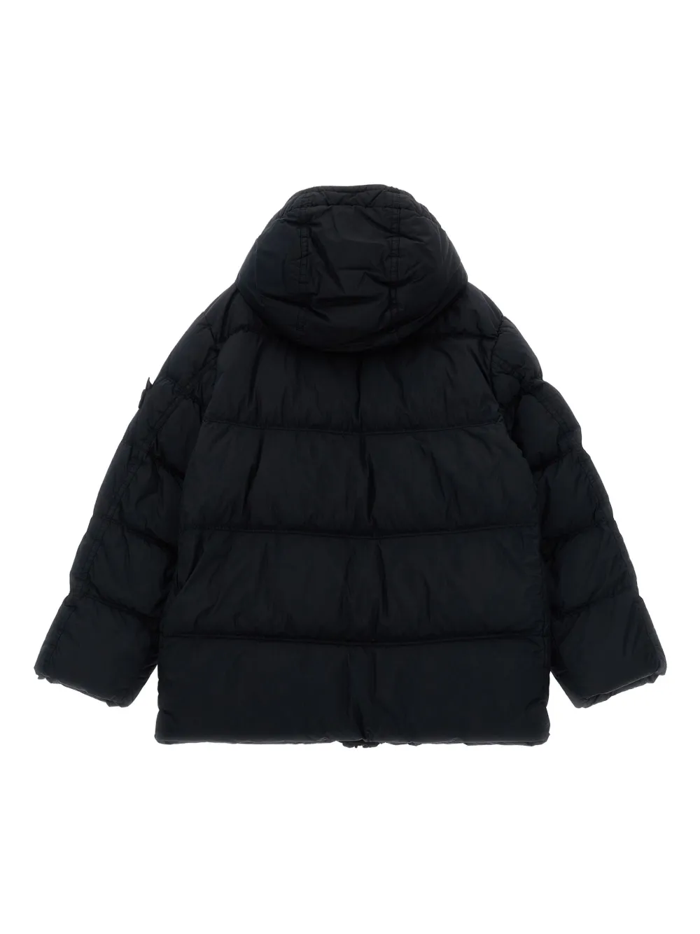 Stone Island Junior Jack met capuchon Zwart
