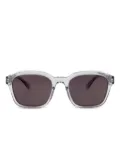 Emporio Armani acetate square sunglasses - White