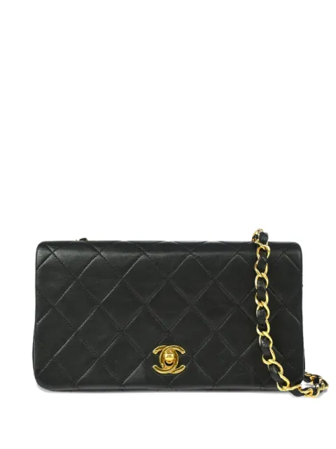 CHANEL Pre-Owned 1990 quilted lambskin chain shoulder bag
