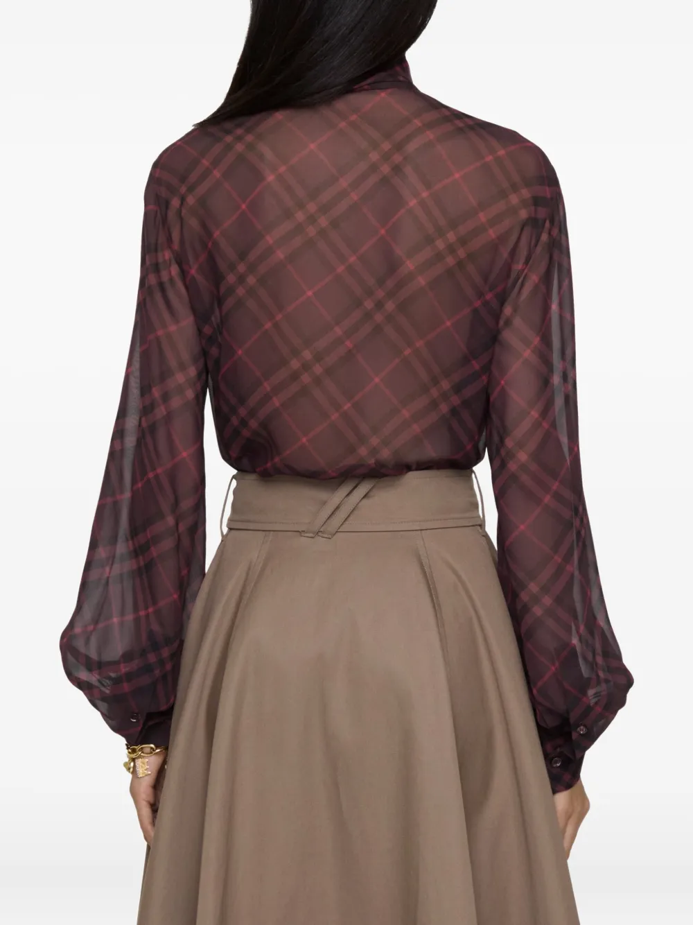Burberry check-pattern blouse | Blouses | Image 2