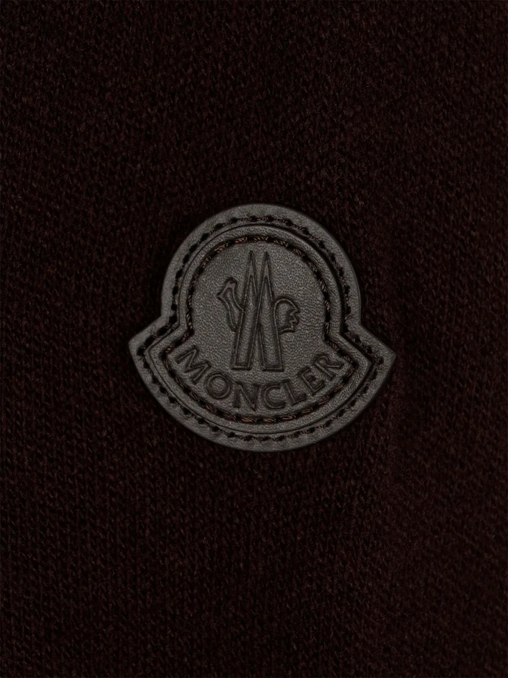 Moncler quilted knitted cardigan Bruin