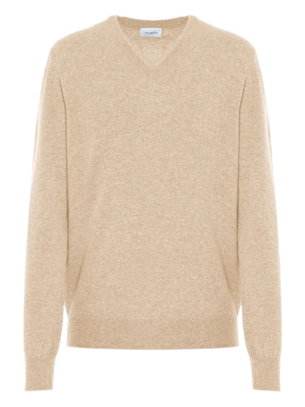 Malo V-neck cashmere sweater | Neutrals | Image 1