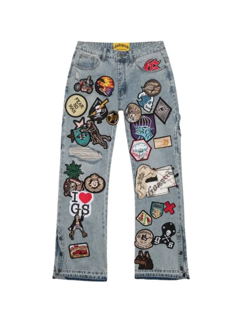 GODSPEED patchwork jeans