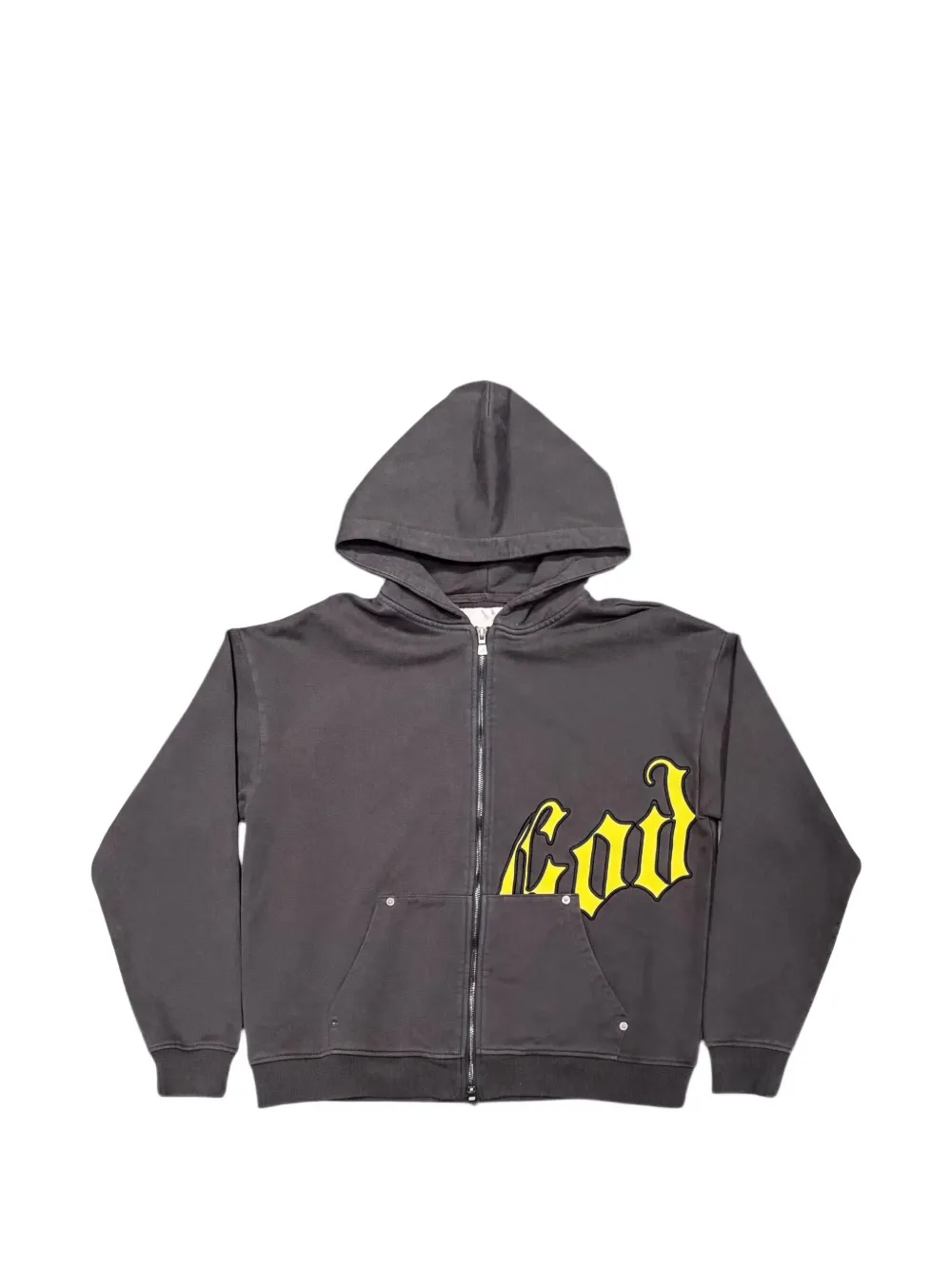 GODSPEED OG Logo V2 zip-up hoodie - Grigio